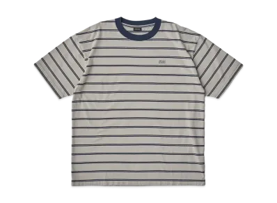 SEDAN ALL-PURPOSE Striped S/S Tee "Grey/Navy"
