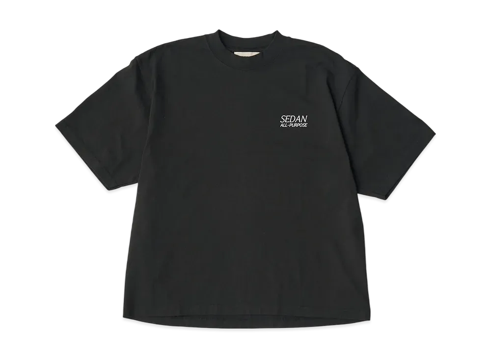 SEDAN ALL-PURPOSE Garment Dyed S/S Tee "Black"