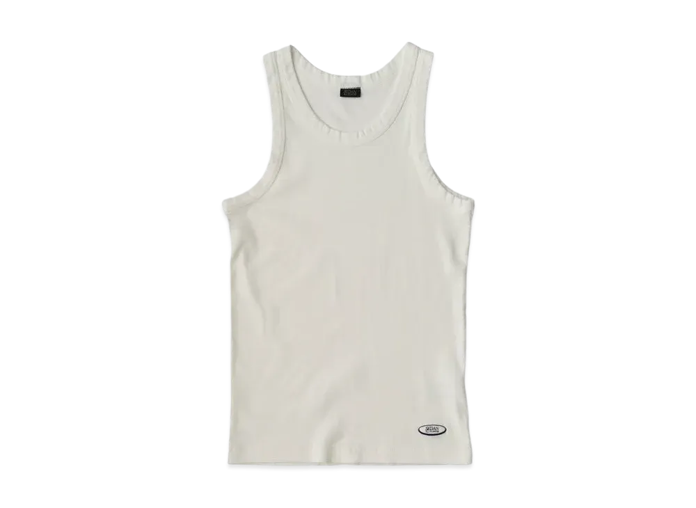 SEDAN ALL-PURPOSE Oval Logo Tank Top "White"
