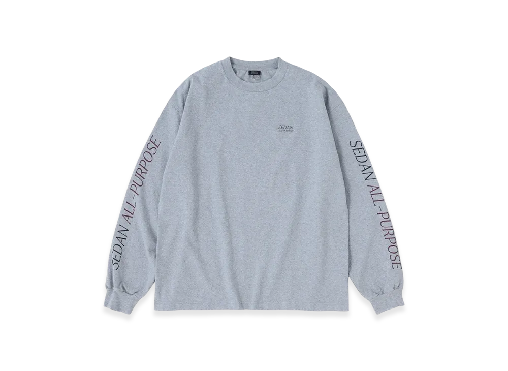 セダンオールパーパス OG ロゴ エルエス Tシャツ "オックスフォード グレー"