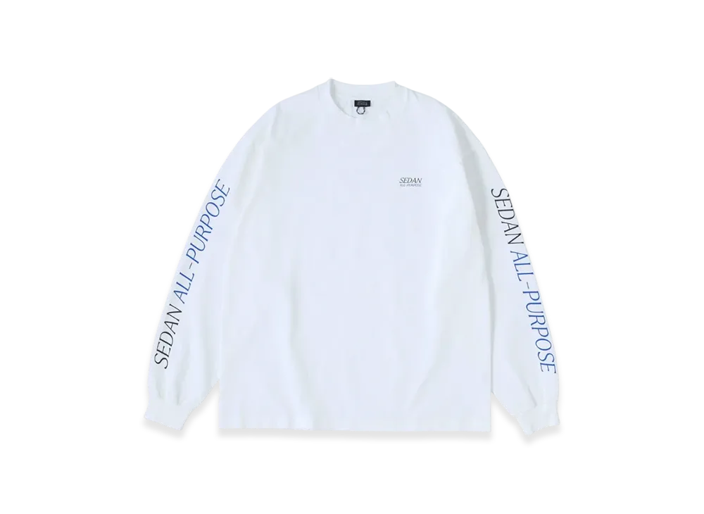 セダンオールパーパス OG ロゴ エルエス Tシャツ "オフ ブルー"