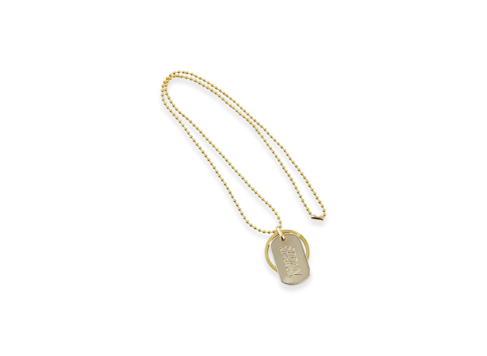 SEDAN ALL-PURPOSE OG Logo DOGTAG Key Ring "Gold"