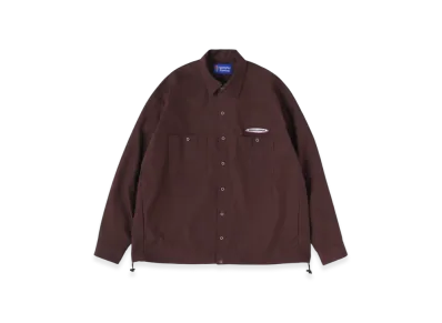 SEDAN ALL-PURPOSE Oval Logo Work Shirt "Dark Brown"
