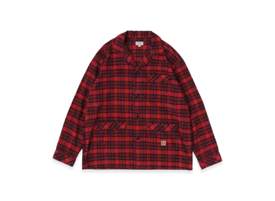 SEDAN ALL-PURPOSE Plaid Sleeping Jacket "Red"