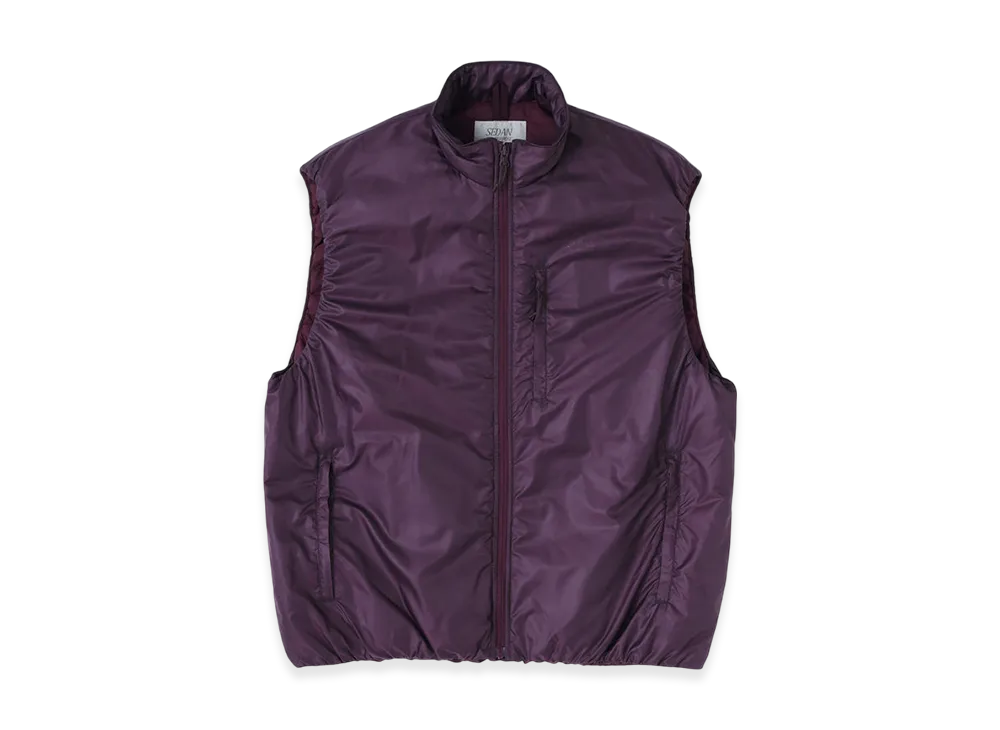 SEDAN ALL-PURPOSE Packable Puff Vest "Burgundy"
