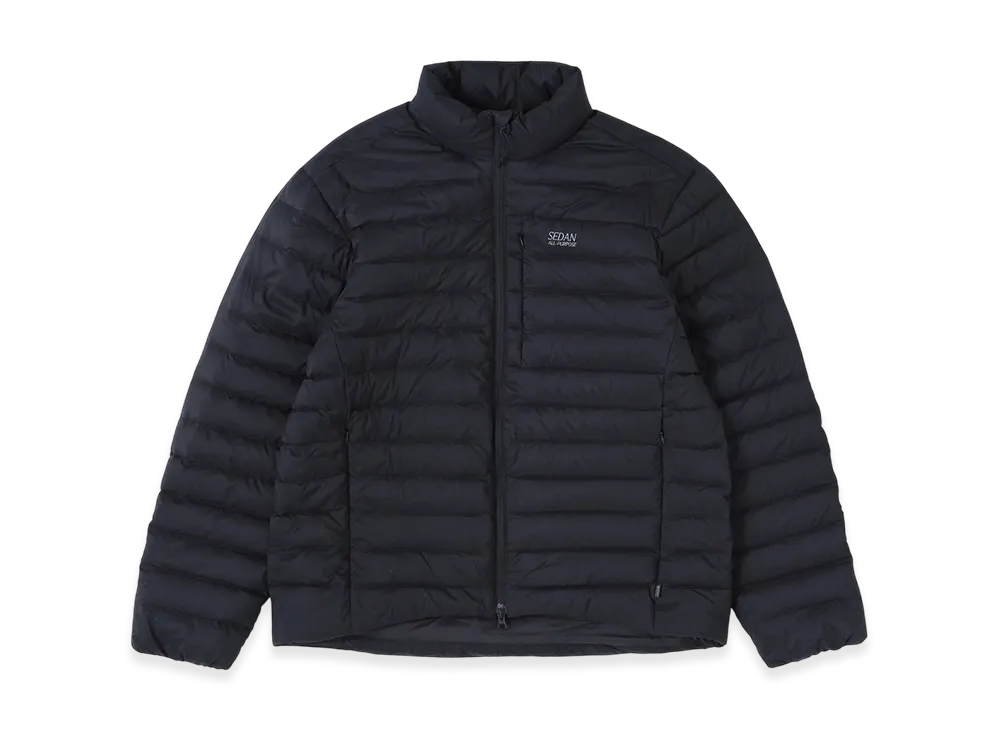 SEDAN ALL-PURPOSE Shadow Ripstop Down Jacket "Black"