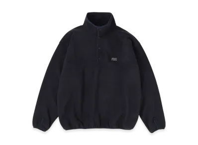 SEDAN ALL-PURPOSE Fleece Snap Pullover "Black"