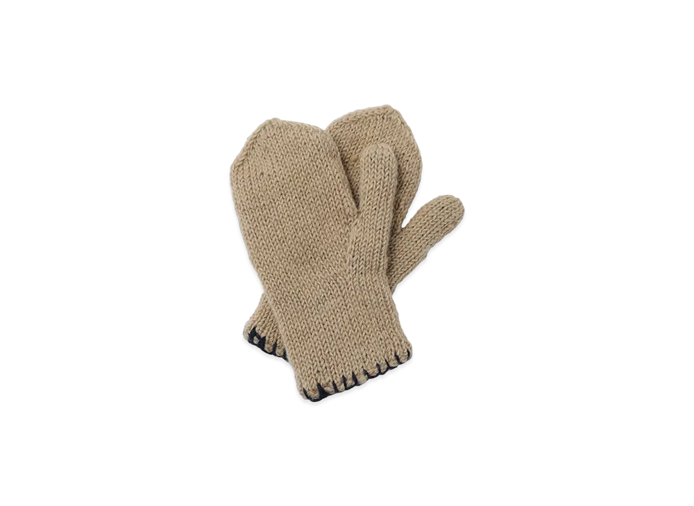 SEDAN ALL-PURPOSE Hand Knit Mitten "Khaki"