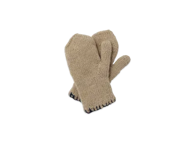 SEDAN ALL-PURPOSE Hand Knit Mitten "Khaki"