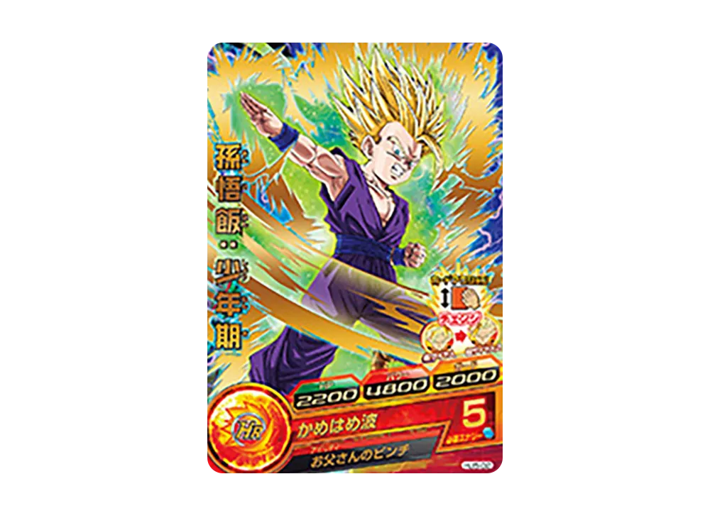 孫悟飯 :少年期 R [HJ5-02](ドラゴンボールヒーローズ「邪悪龍ミッション 5弾」)