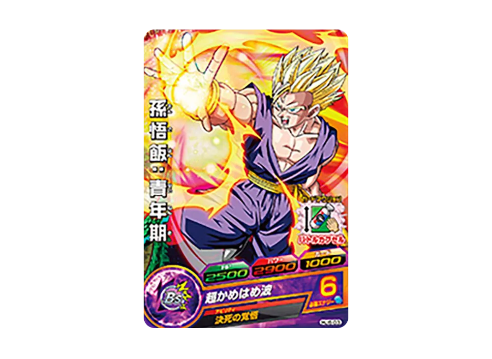 孫悟飯 :青年期 C [HJ6-03](ドラゴンボールヒーローズ「邪悪龍ミッション 6弾」)