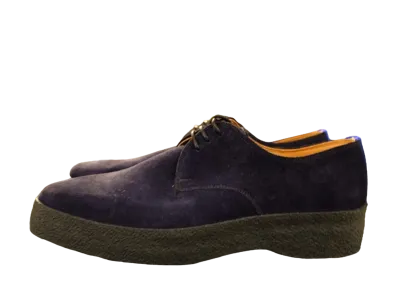 SANDERS x SOPHNET. Low Brit Madguard Suede "Navy"