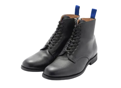 SANDERS x SOPHNET. Derby Zip Boots Grain Leather "Black"