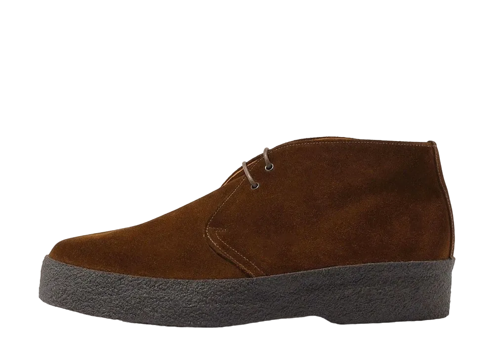 SANDERS Southwick Exclusive Mudguard Brit Chukka Suede "Brown"