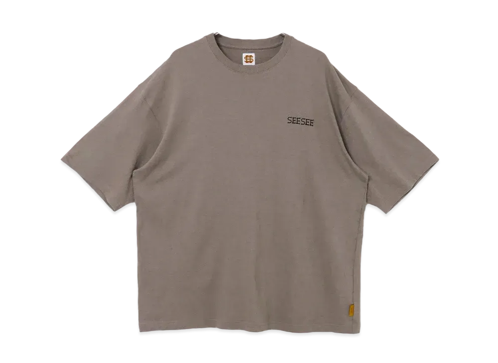 SEE SEE x URBS Basic Short-Sleeve Hemp T-Shirts "Gray"