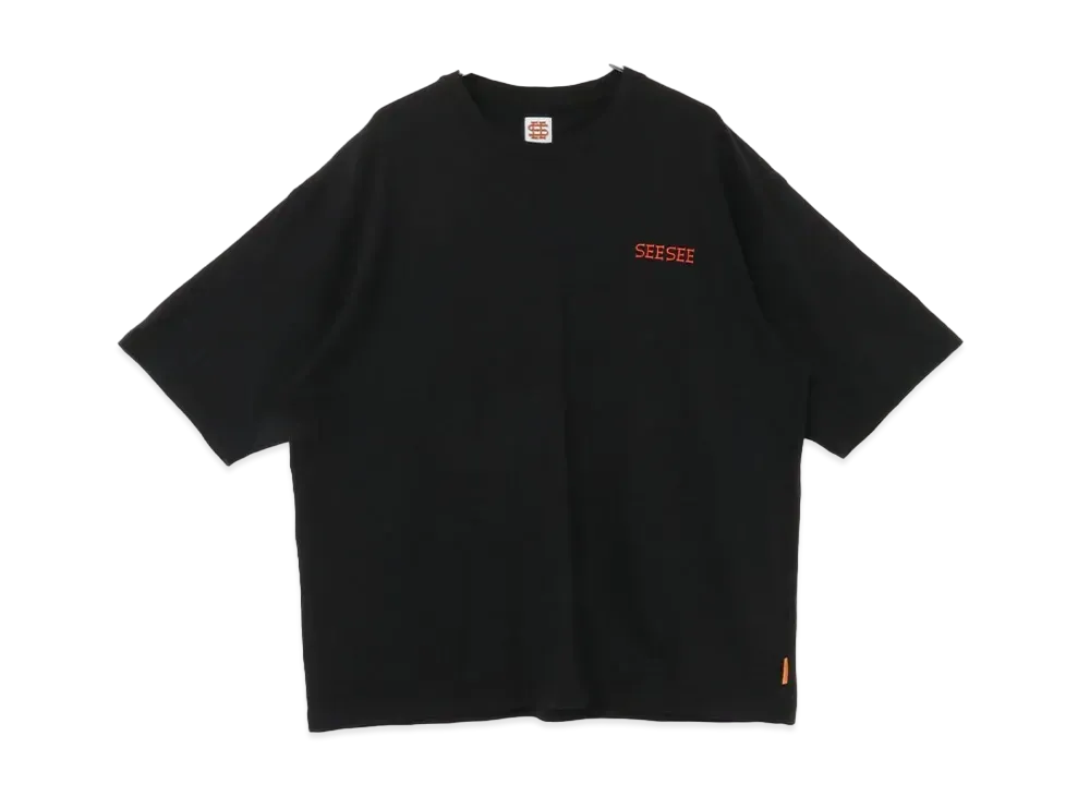 SEE SEE x URBS Basic Short-Sleeve Hemp T-Shirts "Black"