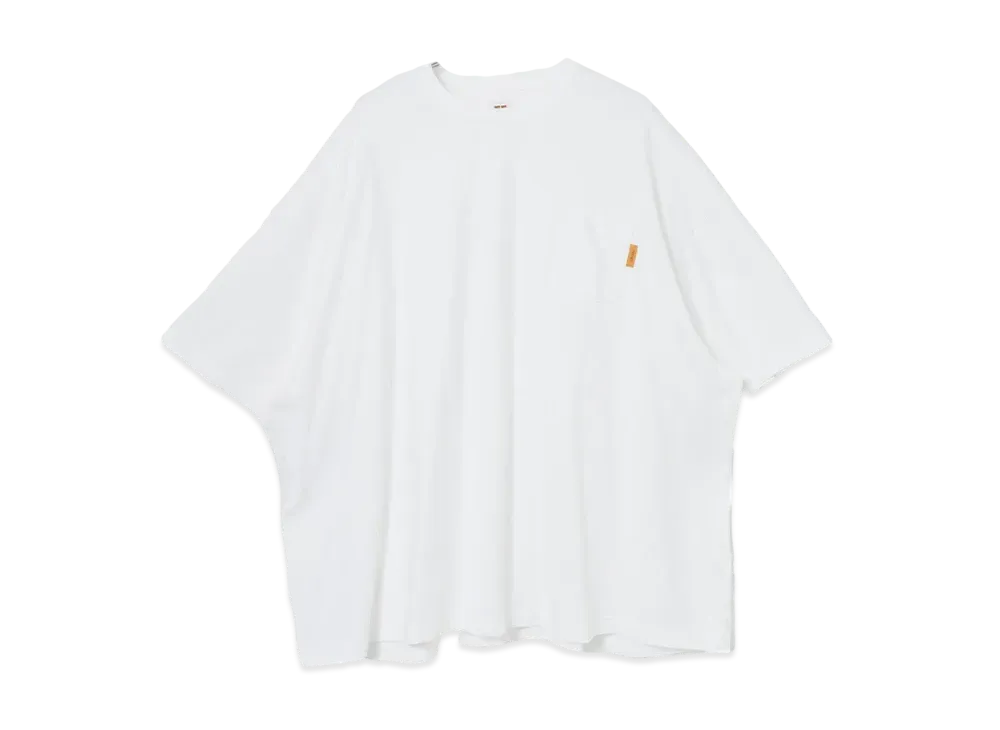 SEE SEE x URBS Super Big Flat SS Pocket T-Shirts "White"