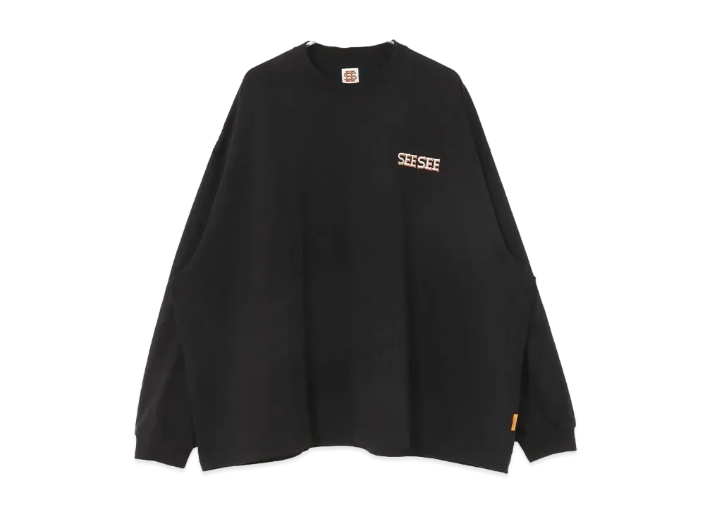 SEE SEE x URBS Super Big Flat Long-Sleeve Tee "Black"