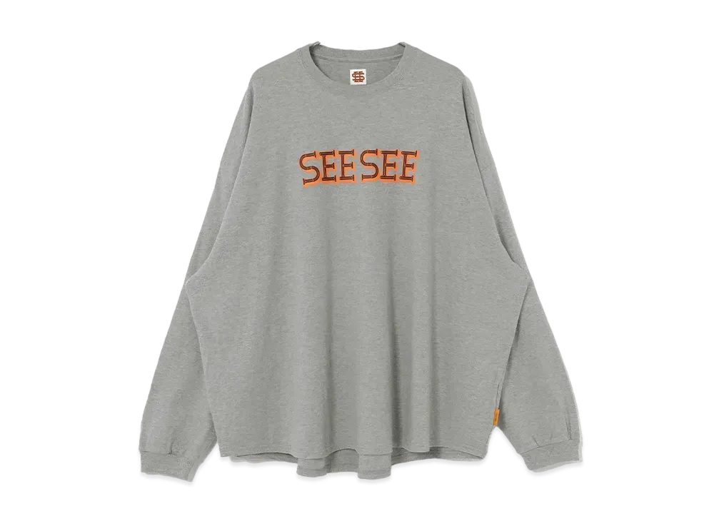 SEE SEE x URBS Super Big Round Long-Sleeve Tee "Gray"