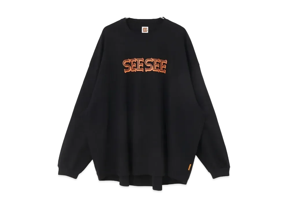 SEE SEE x URBS Super Big Round Long-Sleeve Tee "Black"