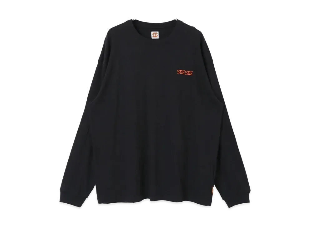 SEE SEE x URBS Basic Long-Sleeve Hemp T-Shirts "Black"