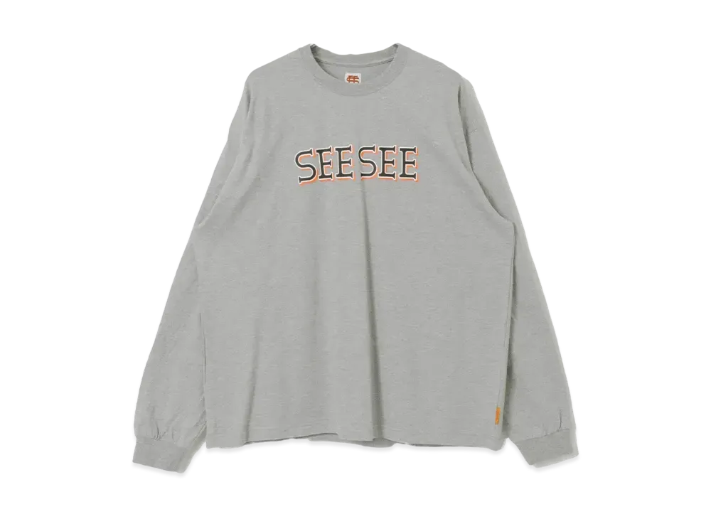SEE SEE x URBS Basic Long-Sleeve T-Shirts "Gray"