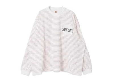 SEE SEE x URBS Superbig Flat Long-Sleeve Boader "White"