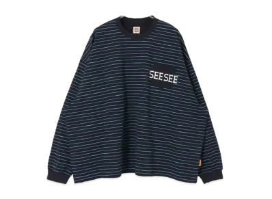 SEE SEE x URBS Superbig Flat Long-Sleeve Boader "Navy"
