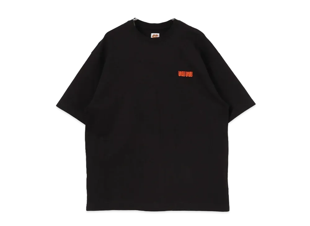 SEE SEE Basic T-Shirts "Black/Orange"