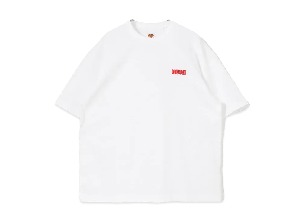 SEE SEE Basic T-Shirts "White/Red"