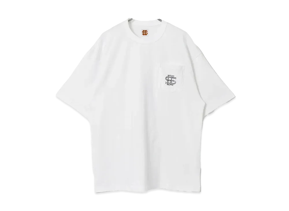 SEE SEE Basic Pocket T-Shirts "White"