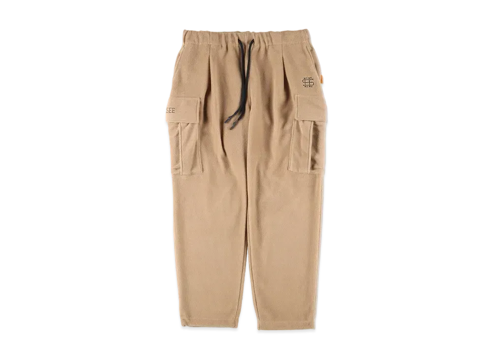 SEE SEE Cargo Fleece Pants "Brown Beige"