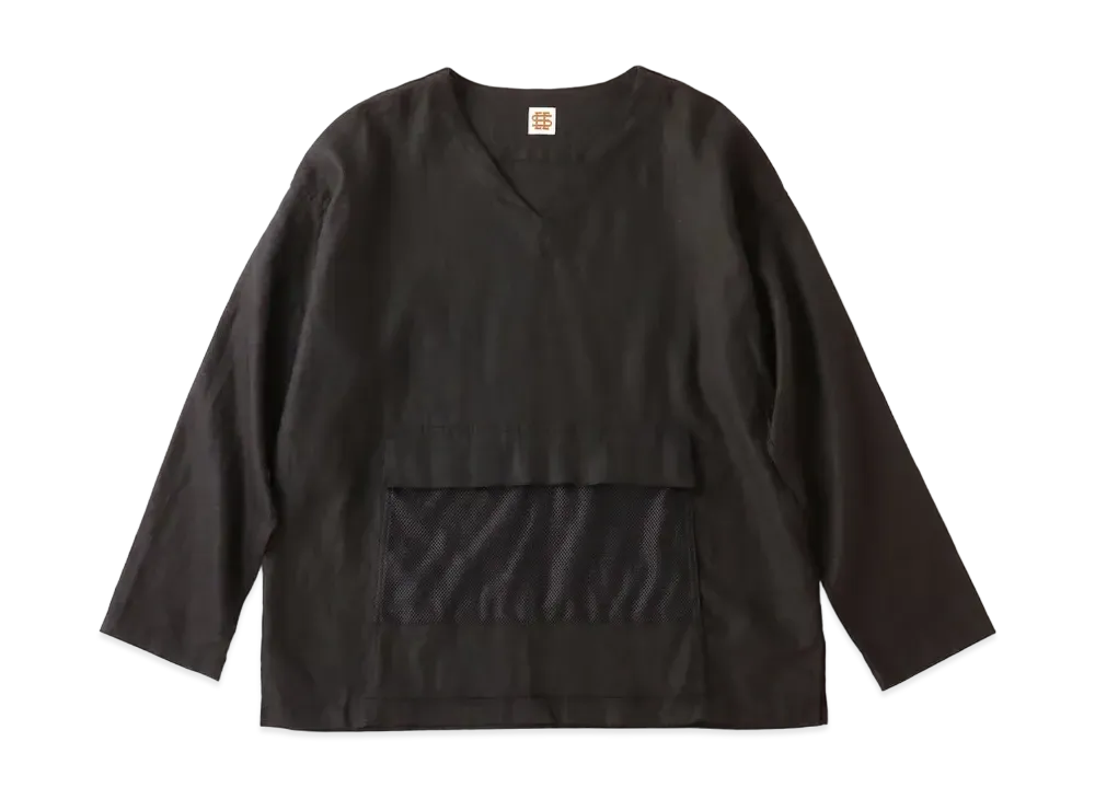 SEE SEE Yaei Pullover Shirts Linen "Black"
