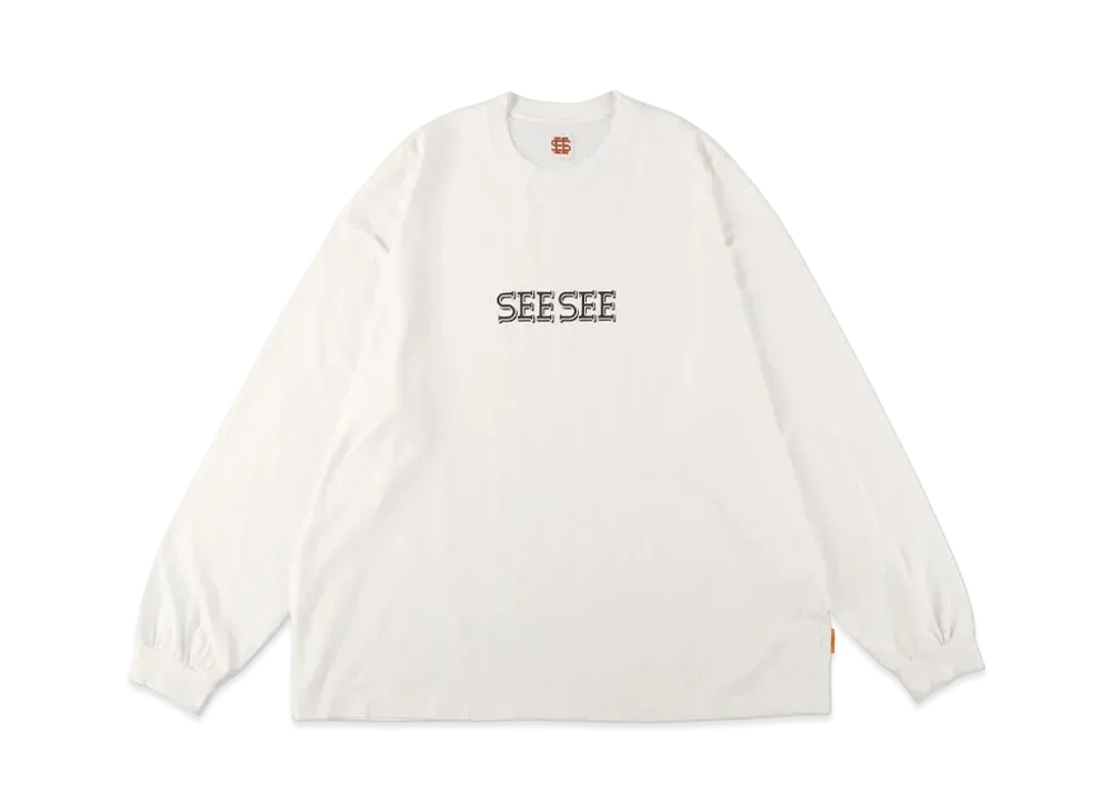 SEE SEE x STUDYSHOWROOM Store Basic Ls Tee "White"
