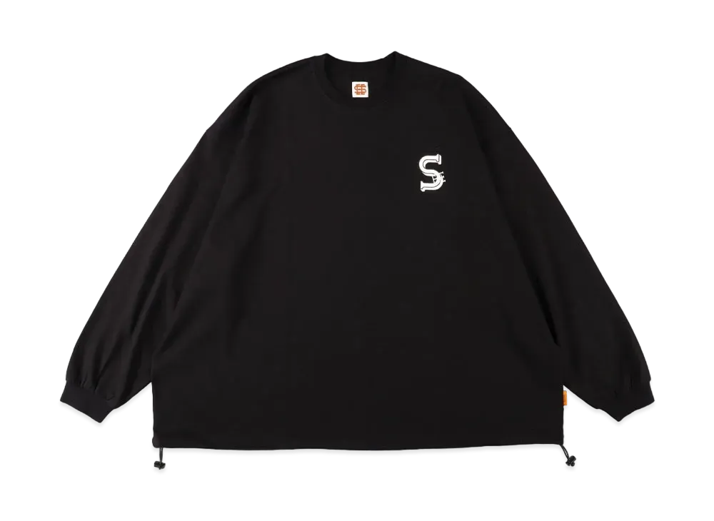 SEE SEE x STUDYSHOWROOM Store Super Big Ls Tee Drawstrings "Black"