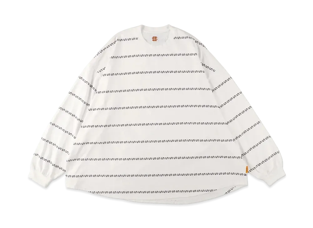 SEE SEE x STUDYSHOWROOM Store Super Big Boarder Ls Tee "White"