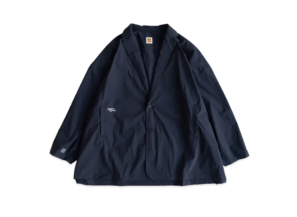 SEE SEE x the Editor's Choice Choice Nylon Shirts Jacket "Navy"