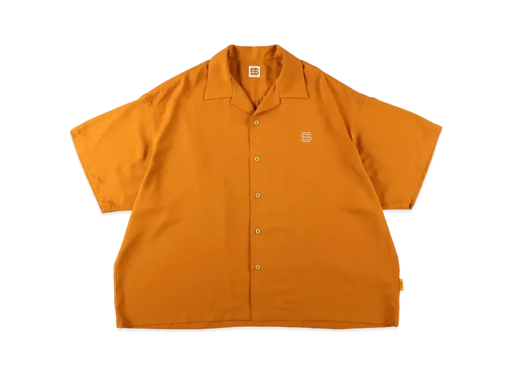 SEE SEE Open Collar Shirt "Orange"