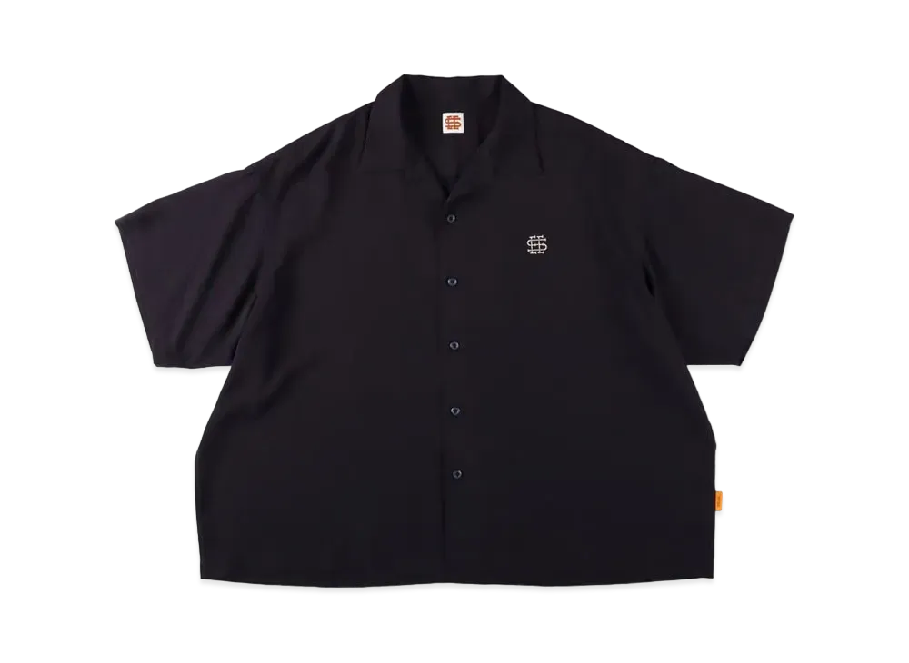 SEE SEE Open Collar Shirt "Navy"