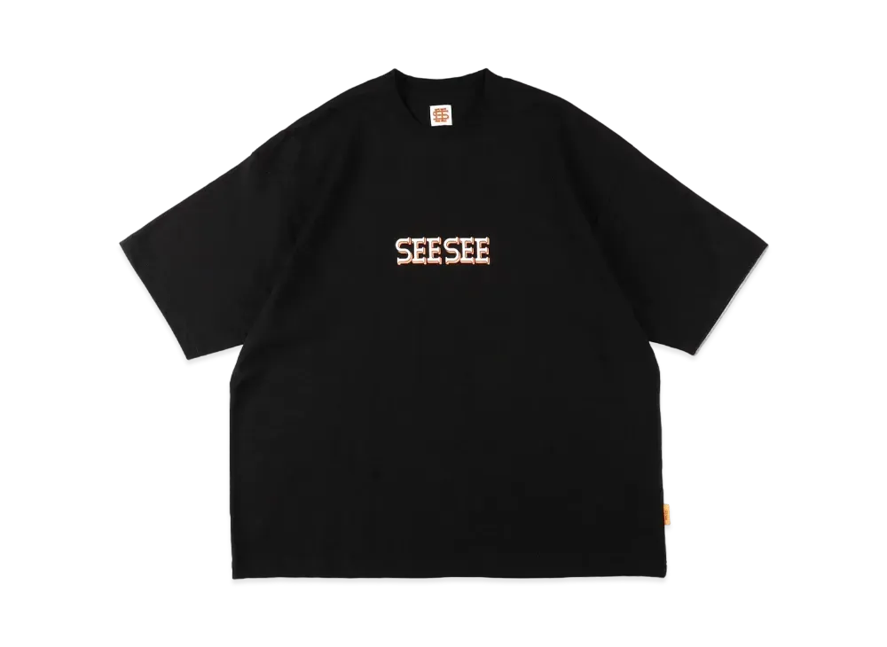 SEE SEE Basic SS Official Font Logo Tee "Black"