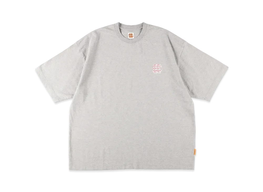 SEE SEE Basic SS Happy Rare Color Original Logo Tee "Grey"
