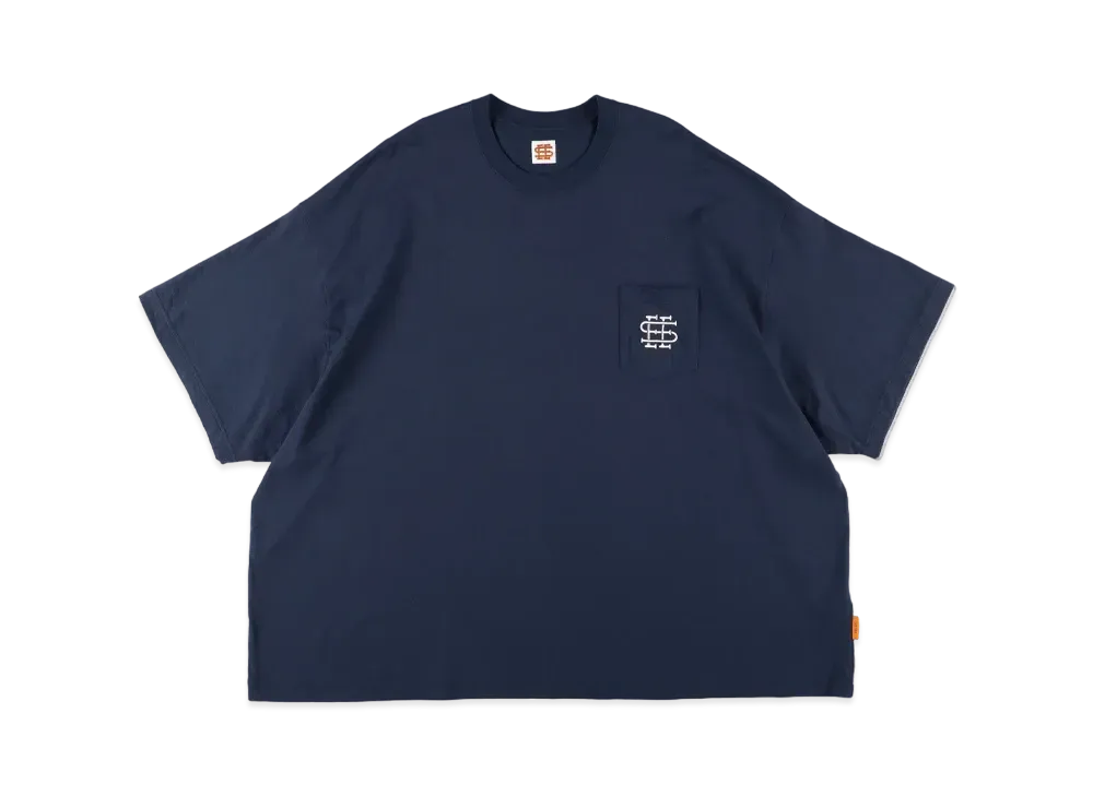 SEE SEE Super Big Flat Pocket Tee "NY Navy"