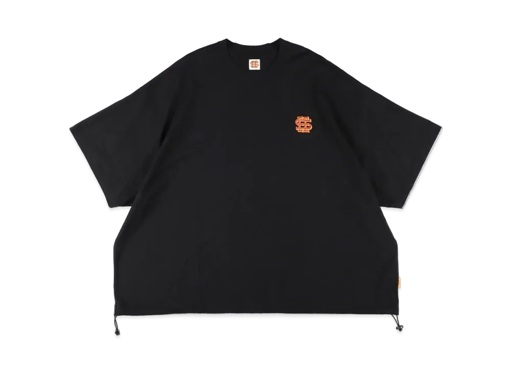 SEE SEE Super Big Flat W Drawstrings Original Logo Tee "Black"