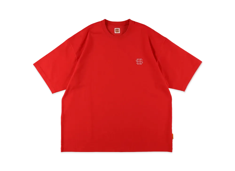 SEE SEE Basic SS Original Logo Tee "Red"