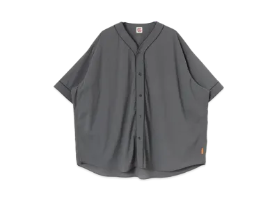 SEE SEE Nylon Baseball Shirts "Charcoal"