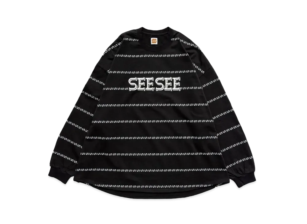 SEE SEE x S.F.C Super Big LS S Boarder Tee 