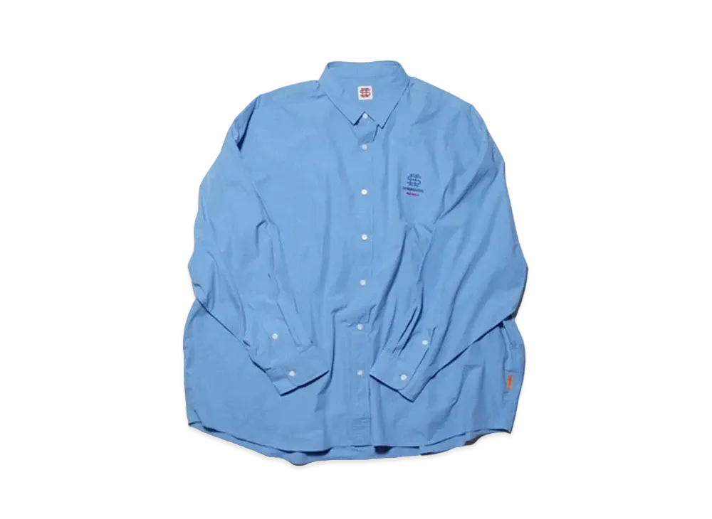 SEE SEE x insane Wide Shirts "Sax Blue"