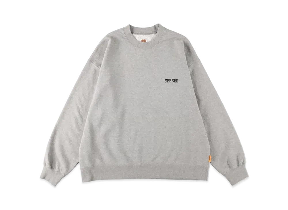 SEE SEE グレー スウェットXL SEE SEE Crew Sweat 
