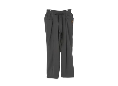 SEE SEE Wool Wide Tapered Easy Pants "Charcoal"