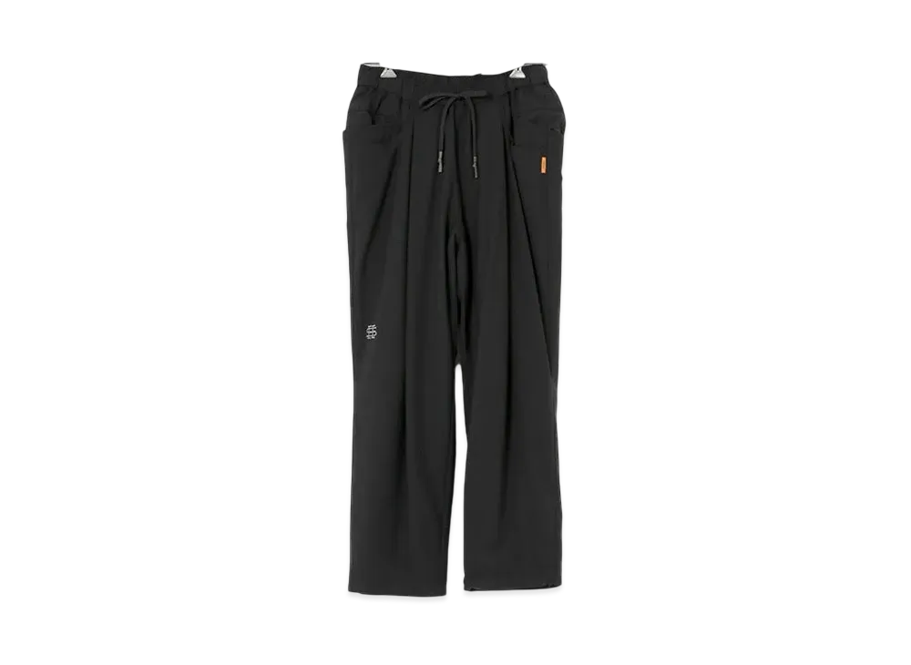 SEE SEE Wool Wide Tapered Easy Pants "Black"